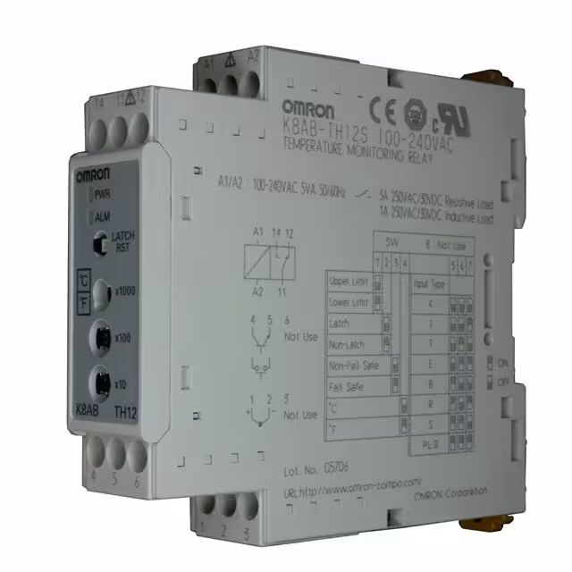 K8AB-TH12S AC100-240 Omron Automation and Safety  Monitor - Relay Output